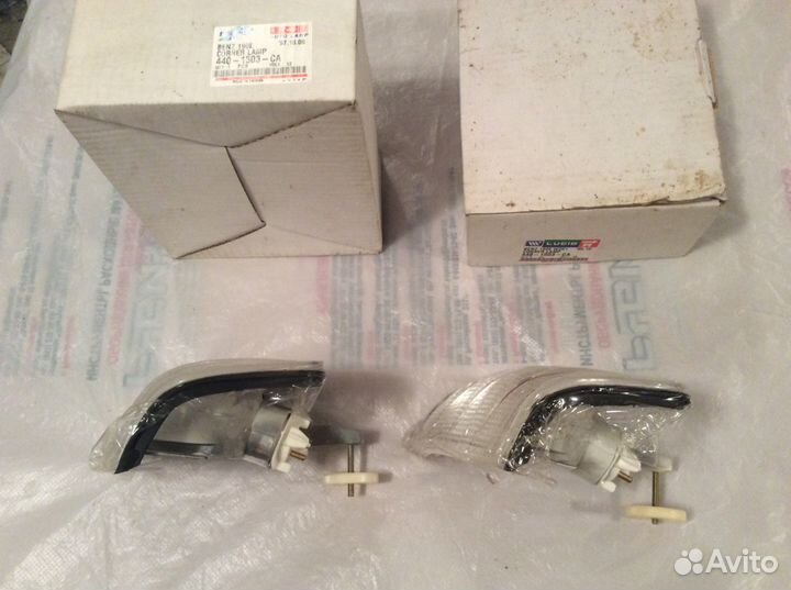 Поворот пер правый мерседес 190-201 белый depo