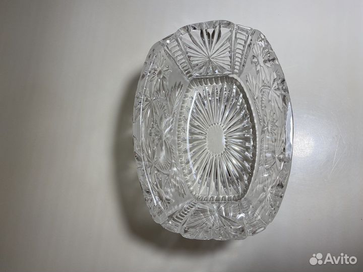 Хрустальная салатница СССР