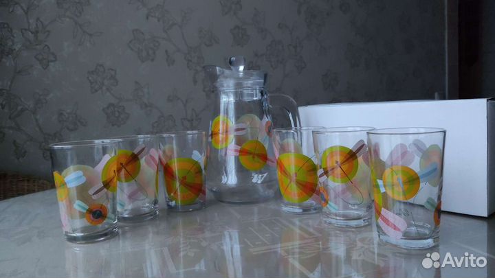 Набор графин и 6 стаканов