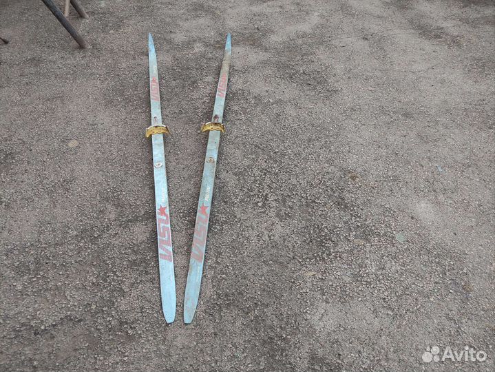 Спортивные пластиковые лыжи беговые