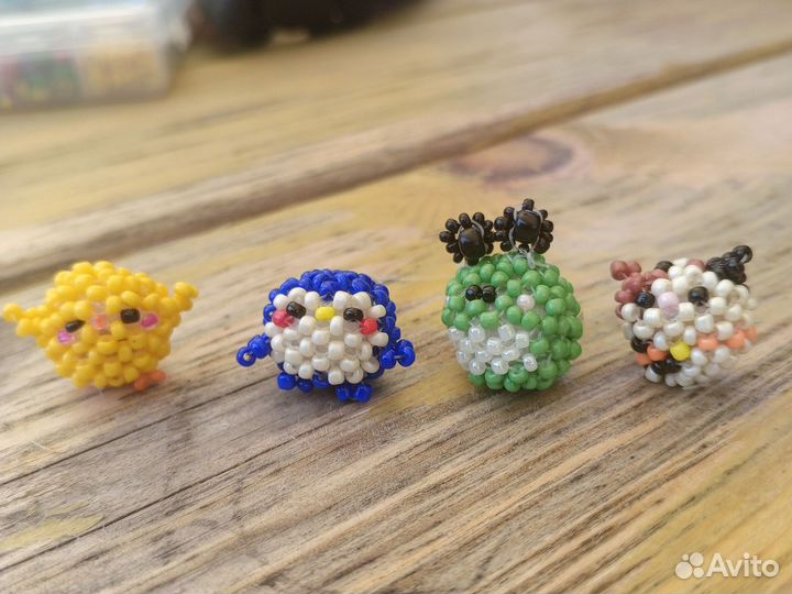 Мини амигуруми из бисера