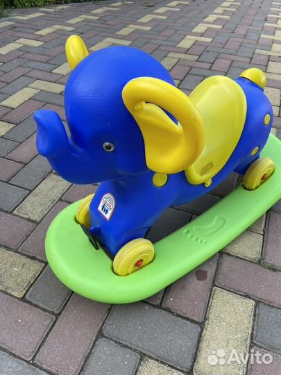 Детская качалка-каталка Слон