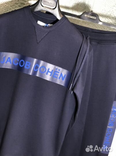 Jacob Cohen спортивный костюм с логотипом синий