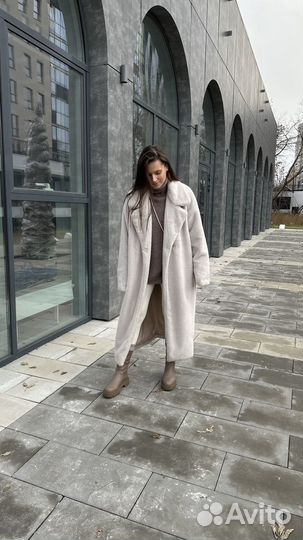 Шуба из эко меха