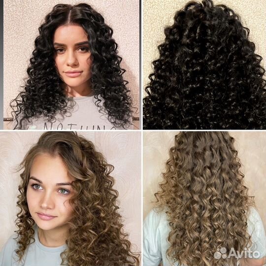 Прически, локоны, плетение кос, Афро локоны