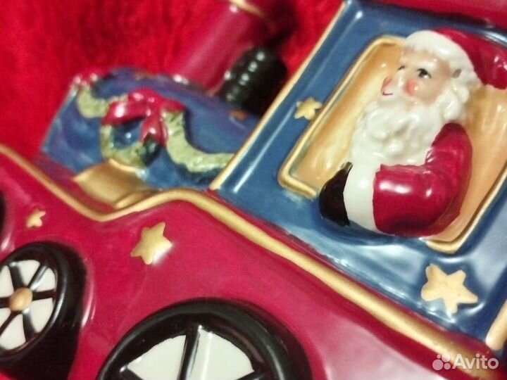 Копилка новогодний паровозик