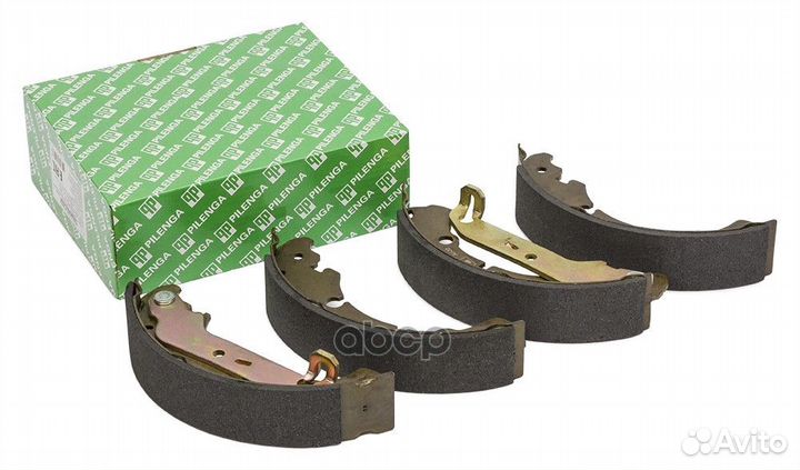 Колодки тормозные барабанные fusion, puma, fies