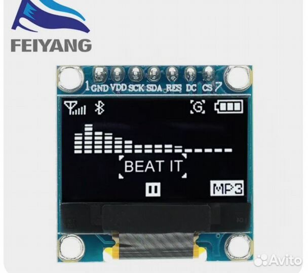 Модуль дисплей oled для Arduino 0,96 дюйма