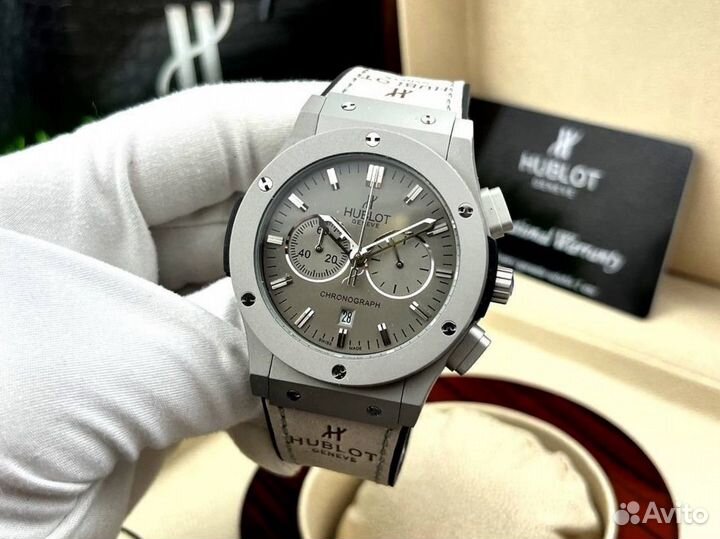 Стильные мужские часы Hublot с гарантией