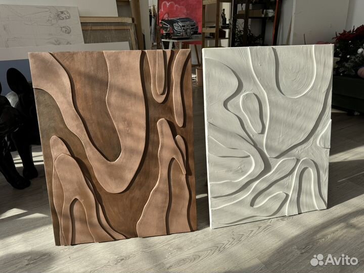 Картина текстурной пастой