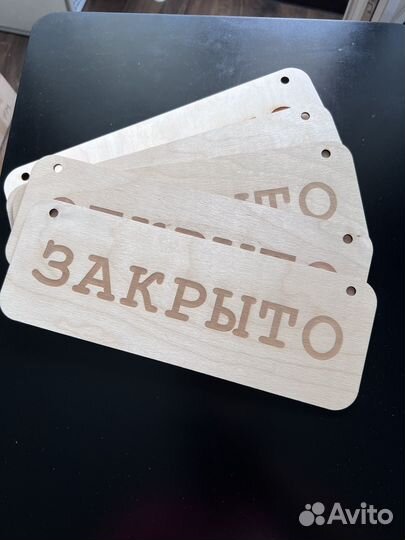 Табличка открыто закрыто