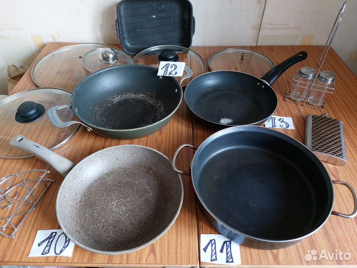 Сковороды, кастрюльки, чайники