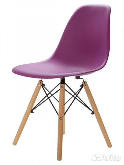 Стул в стиле eames DSW,лиловый, 1 шт