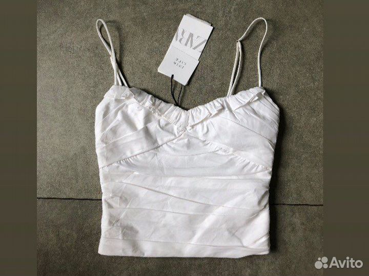 Новый белый топ Zara