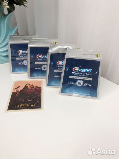 Отбеливающие полоски для зубов crest