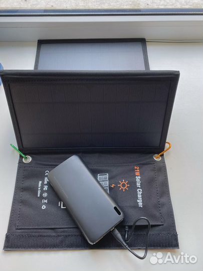 Мощная солнечная зарядка 5V,21W для смартфона
