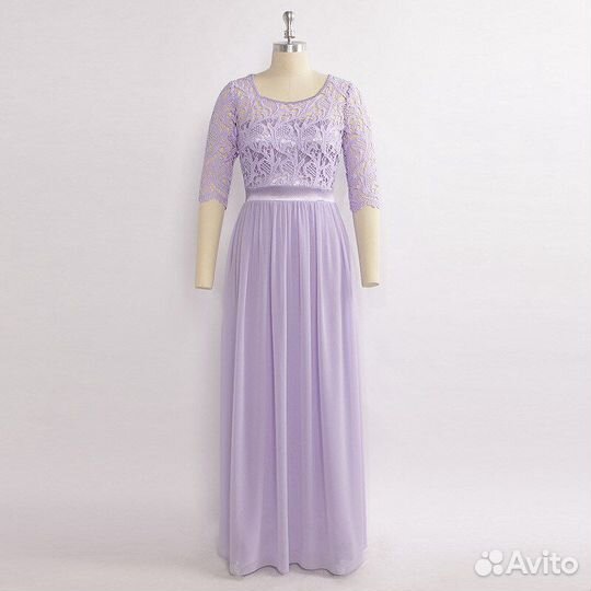 Новое шифоновое платье сиреневого цвета
