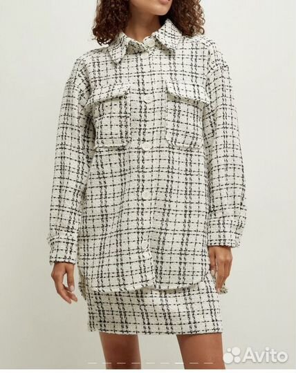 Костюм твидовый с юбкой Zarina размер 42