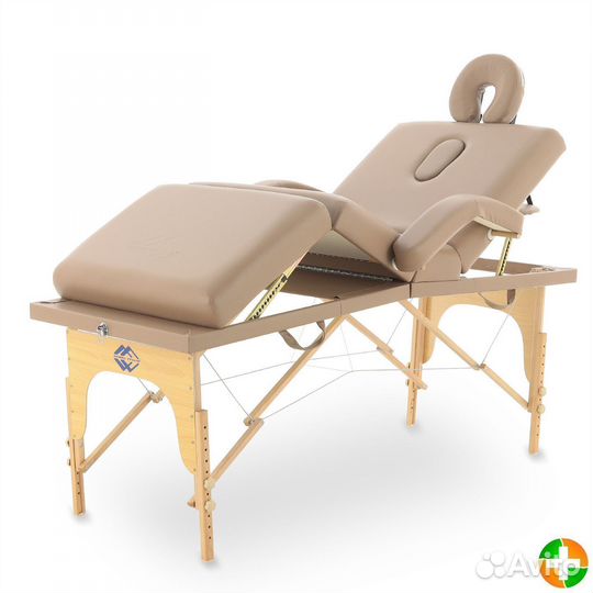 Массажный стол JF-Tapered (цвета кофе с молоком)