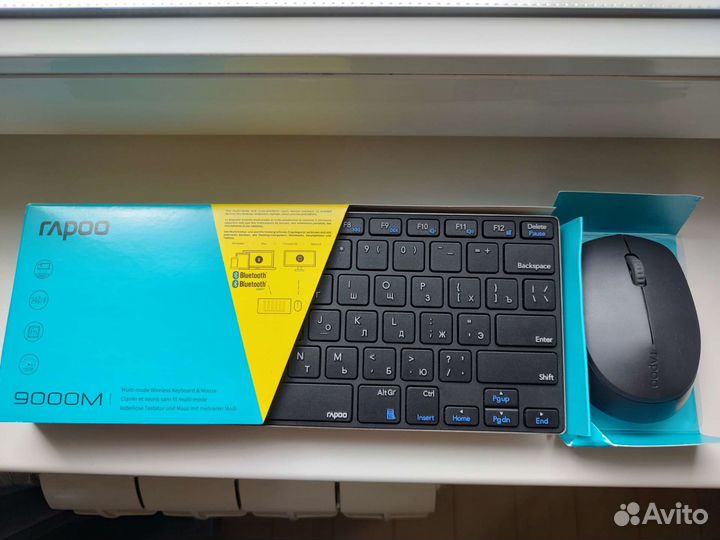 Клавиатура и мышь Rapoo 9000M