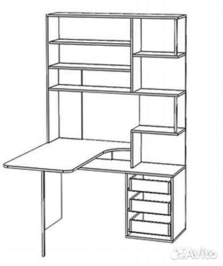 Стол угловой компьютерный ск 34