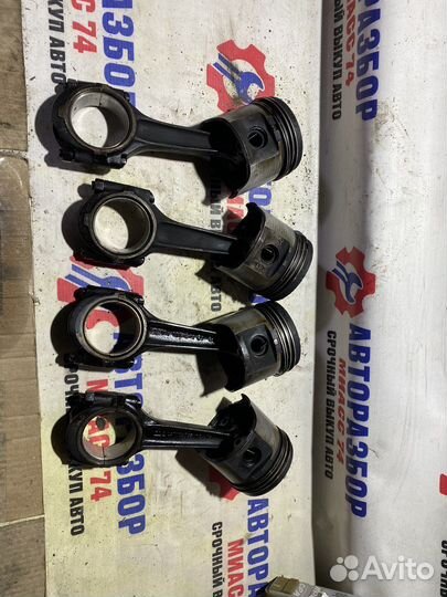 Поршень с шатуном двс 402 газель, УАЗ