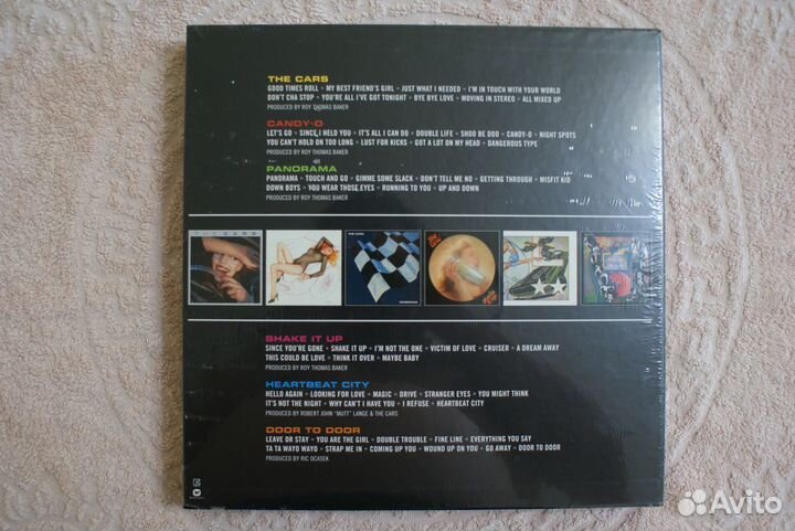 The Cars.6 LP Box.Запечатан.180GR.Сolor