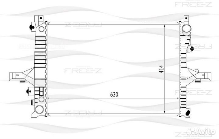 Free-Z KK0213 Радиатор