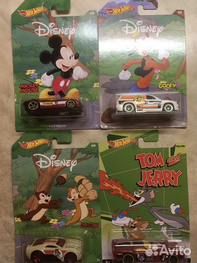 Hot wheels Дисней, Том и Джерри