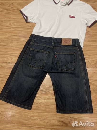 Шорты джинсовые мужские levis 512