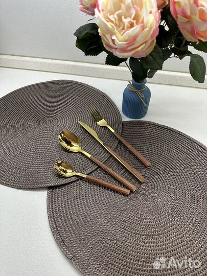 Набор столовых приборов 24 предмета Новый