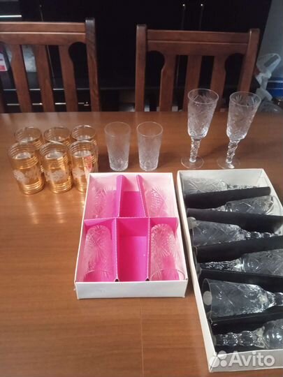 Хрустальные рюмки