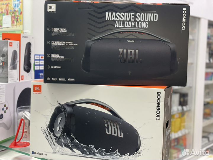 Колонка jbl boombox 3 новая ростест