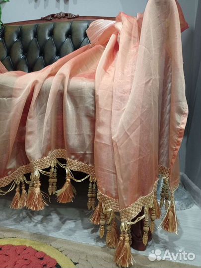 Матовая шелковая органза на кухню,лоджию