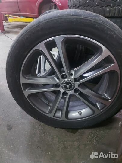 Литые диски на mercedes r18