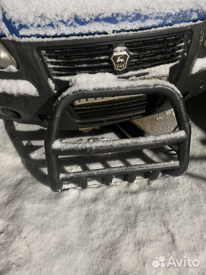 Защита бампера газель