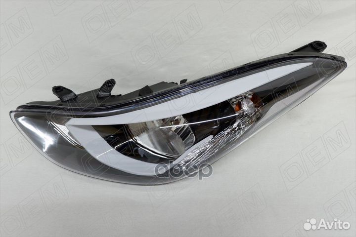 Фара левая Hyundai Elantra 5 MD 2013-2016, галоген