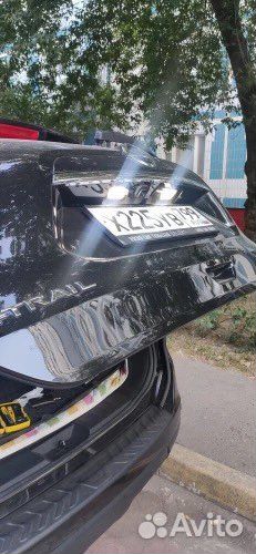 Подсветка номера на Nissan X-Trail Infiniti EX QX