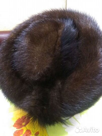 Шапка норковая женская бу