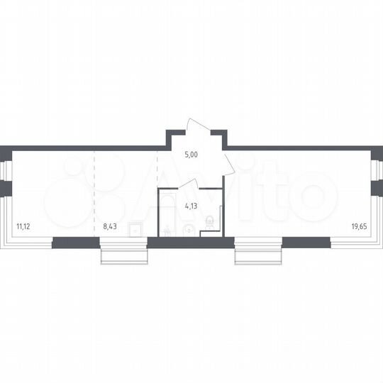 2-к. квартира, 48,3 м², 7/7 эт.