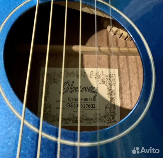 Акустическая гитара ibanez talman tcy 10 e bk