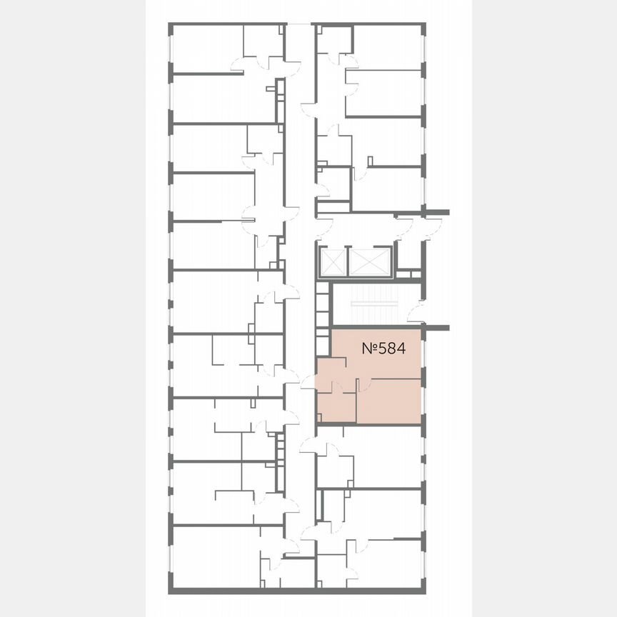 1-к. апартаменты, 38,4 м², 11/17 эт.