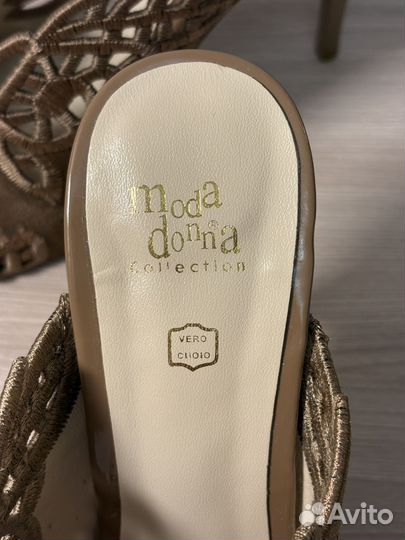 Босоножки, сабо. Натуральная замша. 39 размер