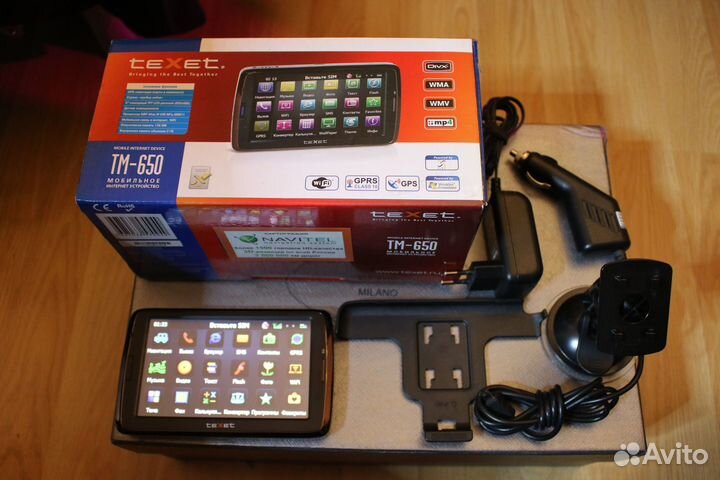 Навигатор Texet TM-650