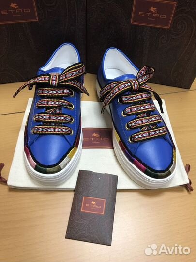 Кеды Etro голубые