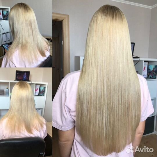 Коррекция наращённых волос