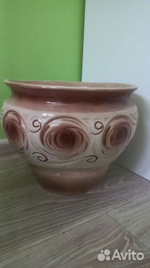 Керамические горшки для цветов бу