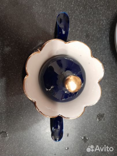 Сахарница кобальт Бронницкий завод