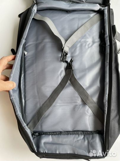 Рюкзак мужской с USB выходом чёрный