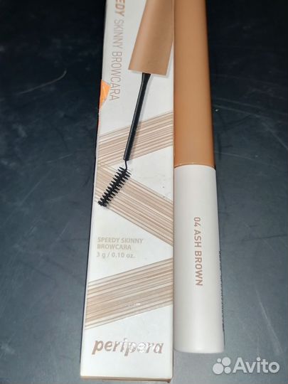 Коричневая тушь для бровей Peripera speedy, 04